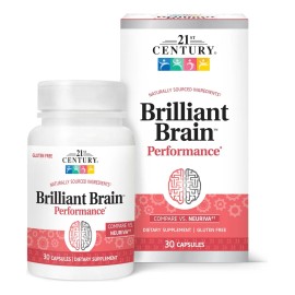 21st Century Brilliant Brain Performance 30 Cpsulas Sfn Sin Sabor