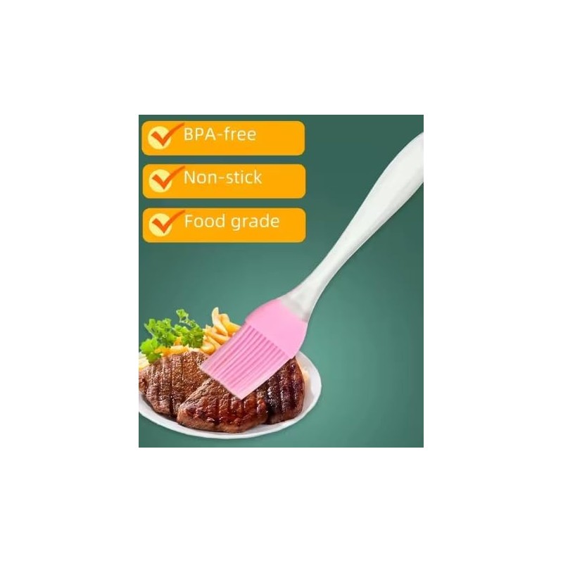 Cepillo de Silicona, Brocha de silicona para Cocina 6 piezas
