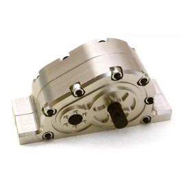 Integy Realistic Alloy Transfer Case 12T/24T DIY Gearbox Kit for 1/14 Trucks W=59mm