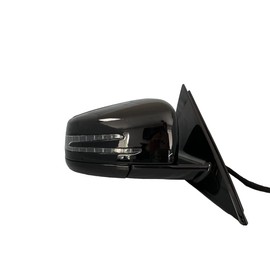 #86 8th Gear Black Right Passenger Side Mirror with Blind Spot Compatible with Mercedes E350 E400 E550 E63 AMG 2010 2011 2012 2013 2014 2015 2016 E 350 E 400 E 550 E 63