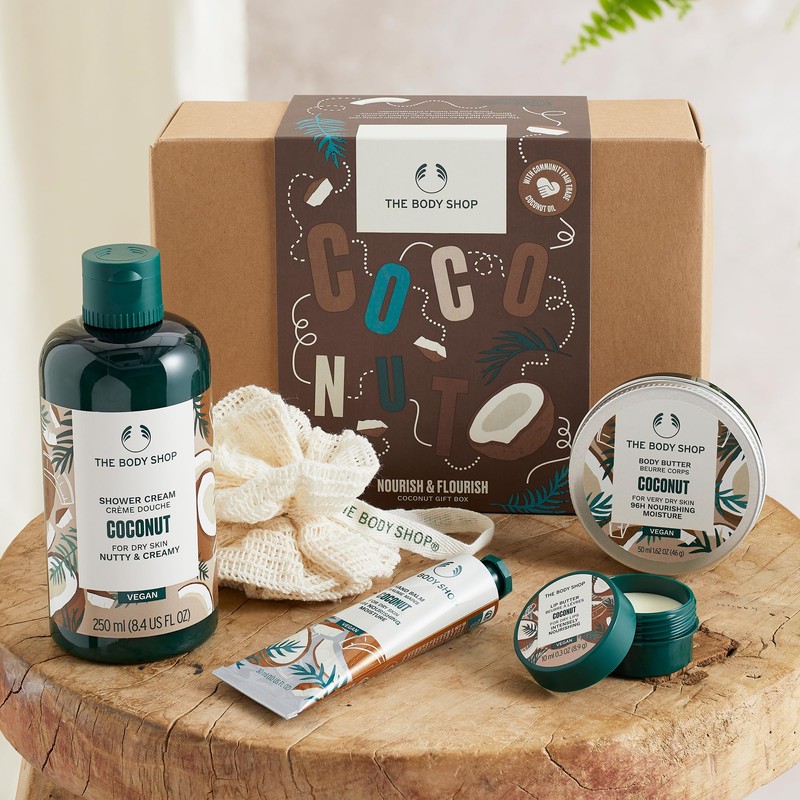The Body Shop Coconut Gift Box Nourish & Flourish 5-Piece