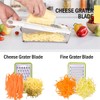 Katleay 5 in 1 Vegetable Slicer Manual Vegetable Slicer with
