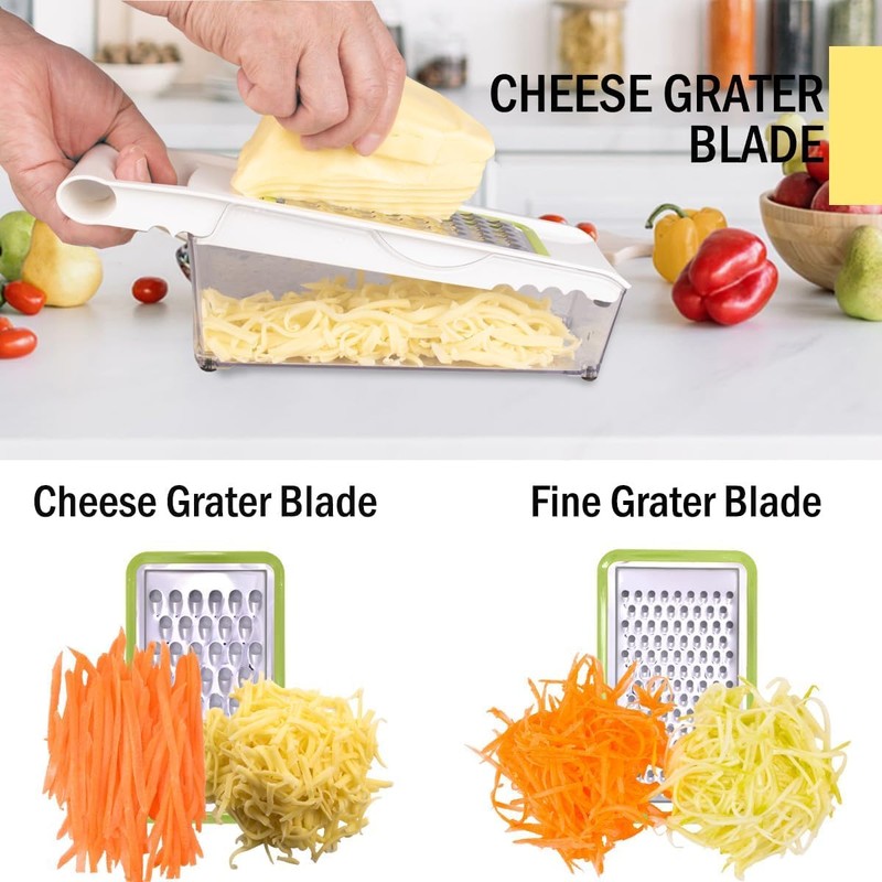 Katleay 5 in 1 Vegetable Slicer Manual Vegetable Slicer with