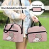 HELLHERO Kawaii Strawberry Cat Lunch Bag for Girls Kids 8-10