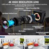 IFWAETR USB Camera 4K Webcam with2.8-12mm 4X Optical Zoom Lens