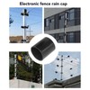 100Pcs Electric Fence Post End Caps Plug Insert Plastic Round