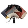 BOENLE American Flag Fair Eagle Umbrellas for Rain Travel Umbrella