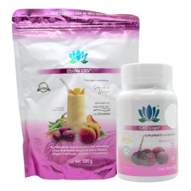 Pure Duo Curves Crv Shake Durazno 500 G Pure Health                                                                                                   