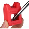 Red Magnetizer Demagnetizer for Screwdriver Tips Screw Bits Magnetic Tool