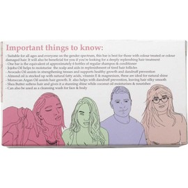 Shampoo with A Purpose Shampoo & Conditioner Bar for Colour Treated Hair, 135 Grams