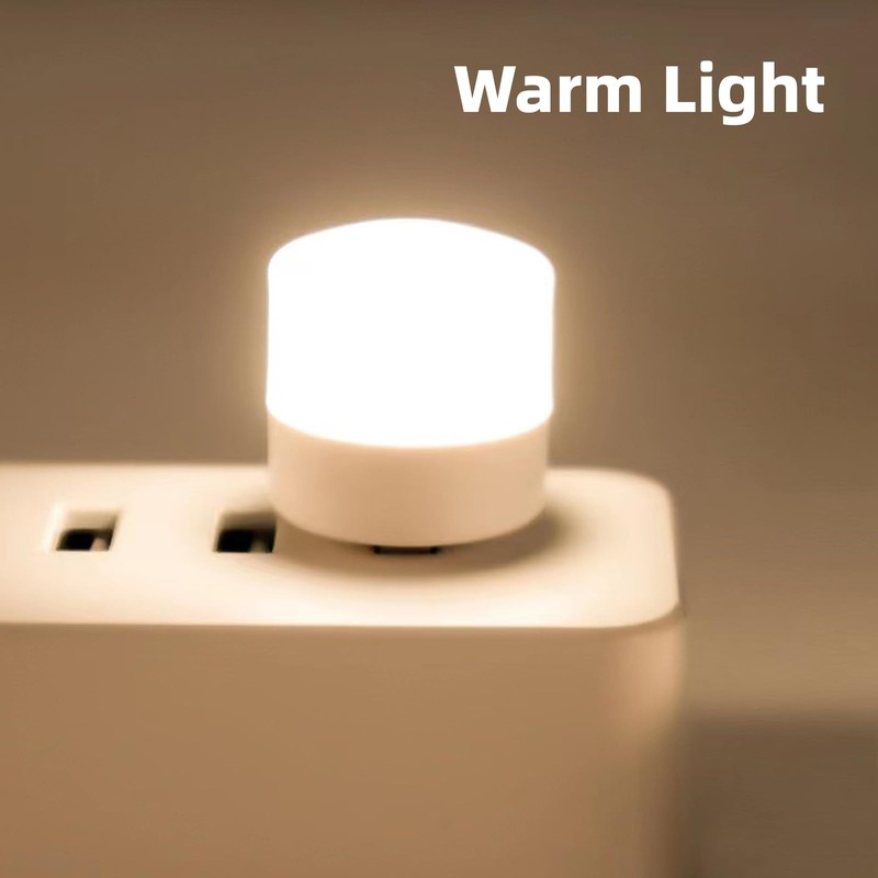 SHIYUGSC USB Lights by Night, Mini LED Bulb, Plug-in,Compact, Ideal