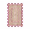 Chouhan Rugs Area Rug Natural Jute Hand Braided Rug Pink