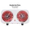 Electric Countertop Stove, 2000W Multifunctional 2 Portable Cooking Stove Electric