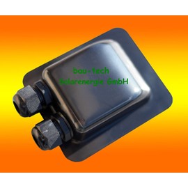 bau-tech Solarenergie 2-Way Solar Cable Guide Roof Feed-Through Black GmbH