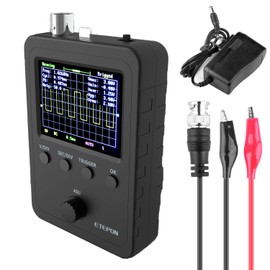 ETEPON Digital Oscilloscope Kit with BNC-Clip Cable Probe (Assembled Finished Machine) EM001