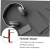 KONTONTY Headphone Stand Hanger Hook Desk Clamp for Headphones Metal