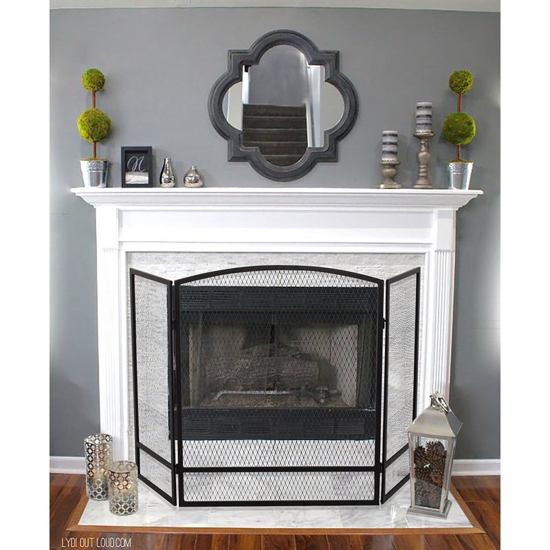 Panacea Products 15951 3-Panel Arch Screen with Double Bar for