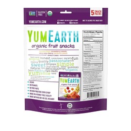 YumEarth Organic Fruit Snacks, 5 Snack Packs