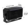 ZAXIDALER Rectangular External Communications Speaker for Ham Radio, CB &