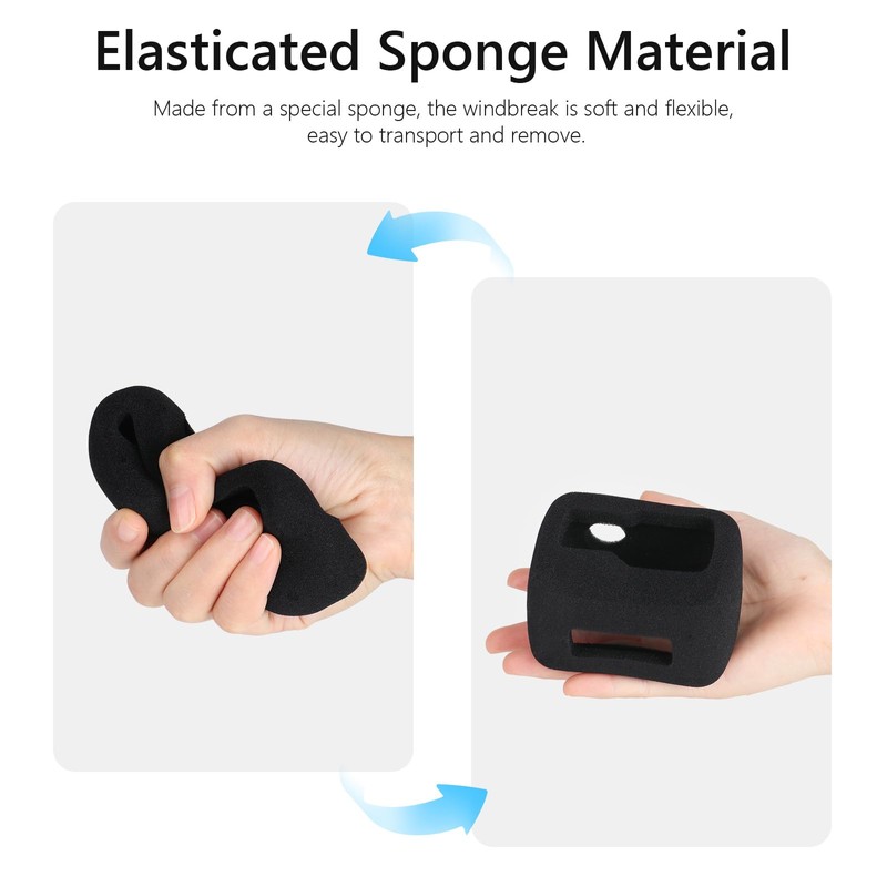 HSU 2 Pack Foam Windslayer for Insta360 Ace Pro, Windscreen