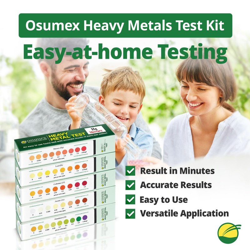 Osumex Heavy Metals Test Kit Regular Iron Test Kit- 1