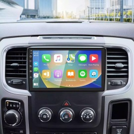 For 2013-2018 Dodge Ram Radio, Wired Wireless CarPlay +Android Auto,GPS Bt WIFI
