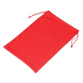 M METERXITY Ski Goggle Bag - Microfiber Snow Goggles Case Sleeve Drawstring Pouch Protection Bags, Apply to Goggles (7.1 x 10.6 Inch, Red)