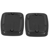 2pcs Front Brake Fluid Reservoir Cap Motorcycle Upper Fuel Tank