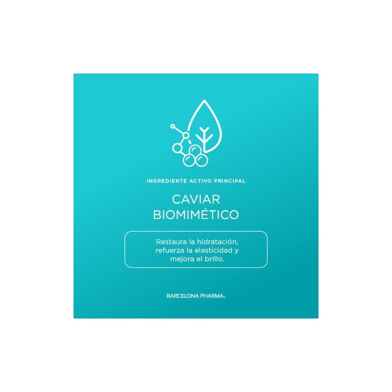 Shampoo anticaída y loción fortificante, Extracto de caviar biomimético