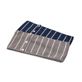 kosugizen Twirling Towel, Border, 6.3 x 31.5 inches (16 x 80 cm), Set of 2 Colors