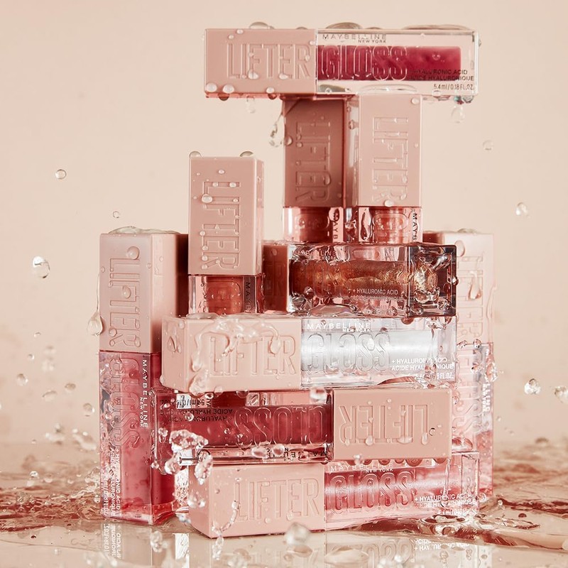 Maybelline Lifter Gloss – Gloss hidratante con Ácido Hialurónico, Tono