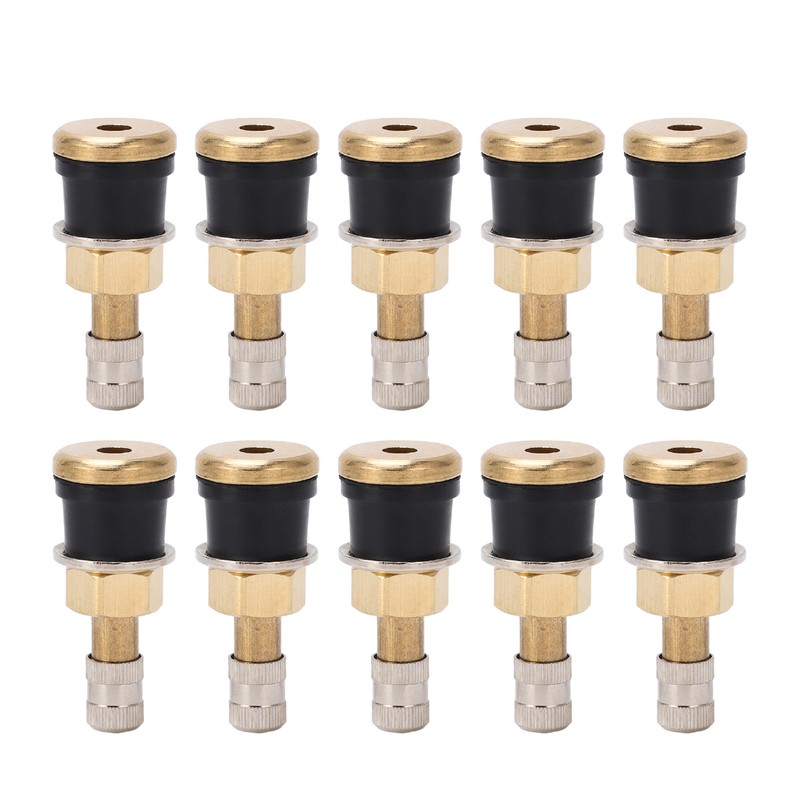 10 Pcs Brass Valve Stem TR501 High Strength Tubeless Truck