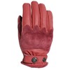 RIDEZ RLG2202-RED-M Motorcycle Genuine Leather Gloves, Short, Smartphone Compatible, Men's