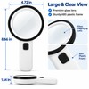Handheld Magnifying Glass with LED Lights and UV Light for