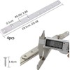 AARACHI 4 Pcs Flat Straight Brace Brackets Stainless Steel Mending