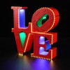 YEABRICKS LED Light for 31214 Art LOVE Building Blocks Model