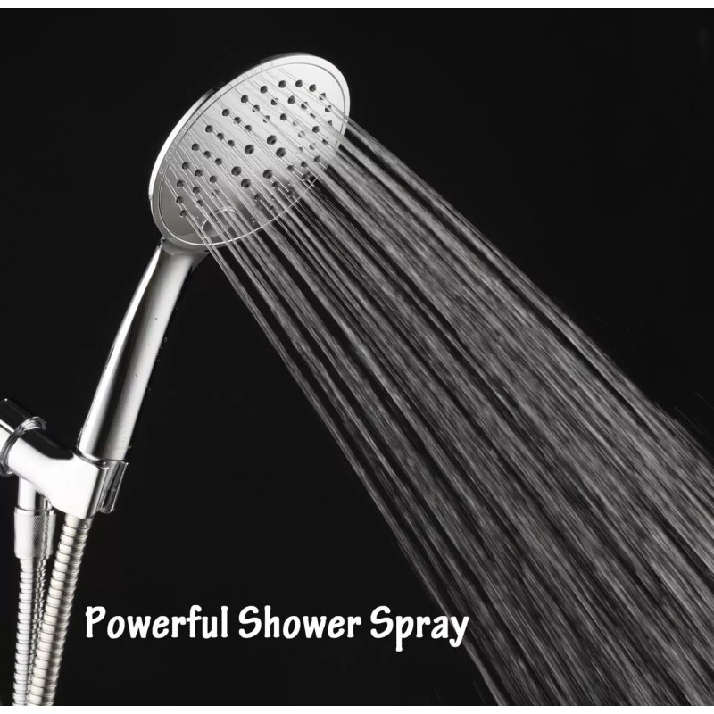 Couradric Handheld Shower Head, Chrome High Pressure Shower Head New