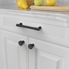 Amerdeco 10 Pack Matte Black Cabinet Pulls 5 Inch(128mm) Hole