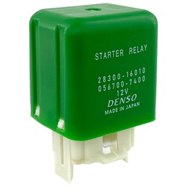 Starter Relay 28300-16010 056700-7400 30A 12VDC SPST 4-Pin Compatible with Toyota Pickup/4Runner and Camry Select Models - P0615 Error Fix