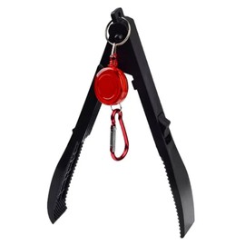 Alligator Grip Fish Catcher 8.7 x 1.2 inches (22 x 3 cm), ABS Plastic Fish Tongs, Rust Free, Fish Clip, Lightweight, Locking Function