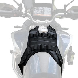 Universal Motorcycle Tank Bag Mounting Base,Tank Cover for Motorcycle Fuel Tank Bag/Bumper Bag/Clash Bar Bag - Motor Tank Expansion Storage Accessories (Tank Mount) (Tank Bag) (Tank Mount Waterproof)