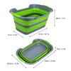 ddLUCK Multi-Functional Collapsible Pet Bathtub with Drainage Hole, Portable Indoor