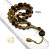 Big Prayer Beads Tesbih Tasbih Misbaha (Brown Resin 12 mm