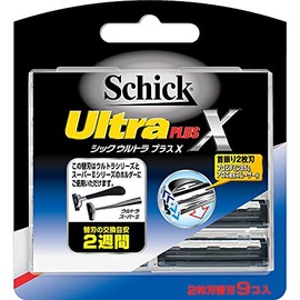 [Set of 2] Chic Ultra Plus X Replacement Blades, Pack of 9