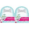 Wilkinson Quattro for Women Sensitive Razor Blades (2 x 3 Packs)
