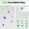 C545 True HEPA Replacement Filter 4 Pack H13 True HEPA