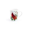Stechcol Gracie Cardinal Poinsettia 12oz Bone China Mug
