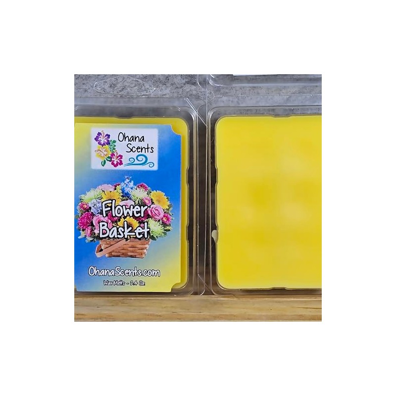 Ohana Scents Flower Basket Wax Melts