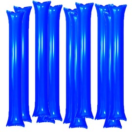 FAMULA Stick Balloons, Cheering Goods, Balloons, Cheering Sticks, Games, Sports, Soccer, Set of 20 (blue)