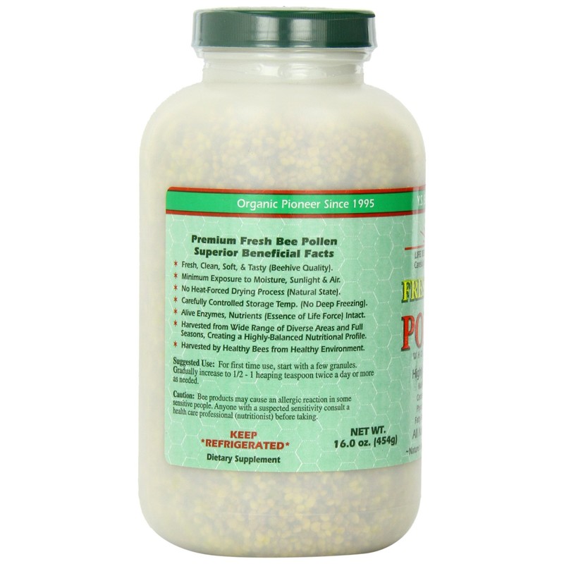 Fresh Bee Pollen Whole Granules - 16 oz. - Granules